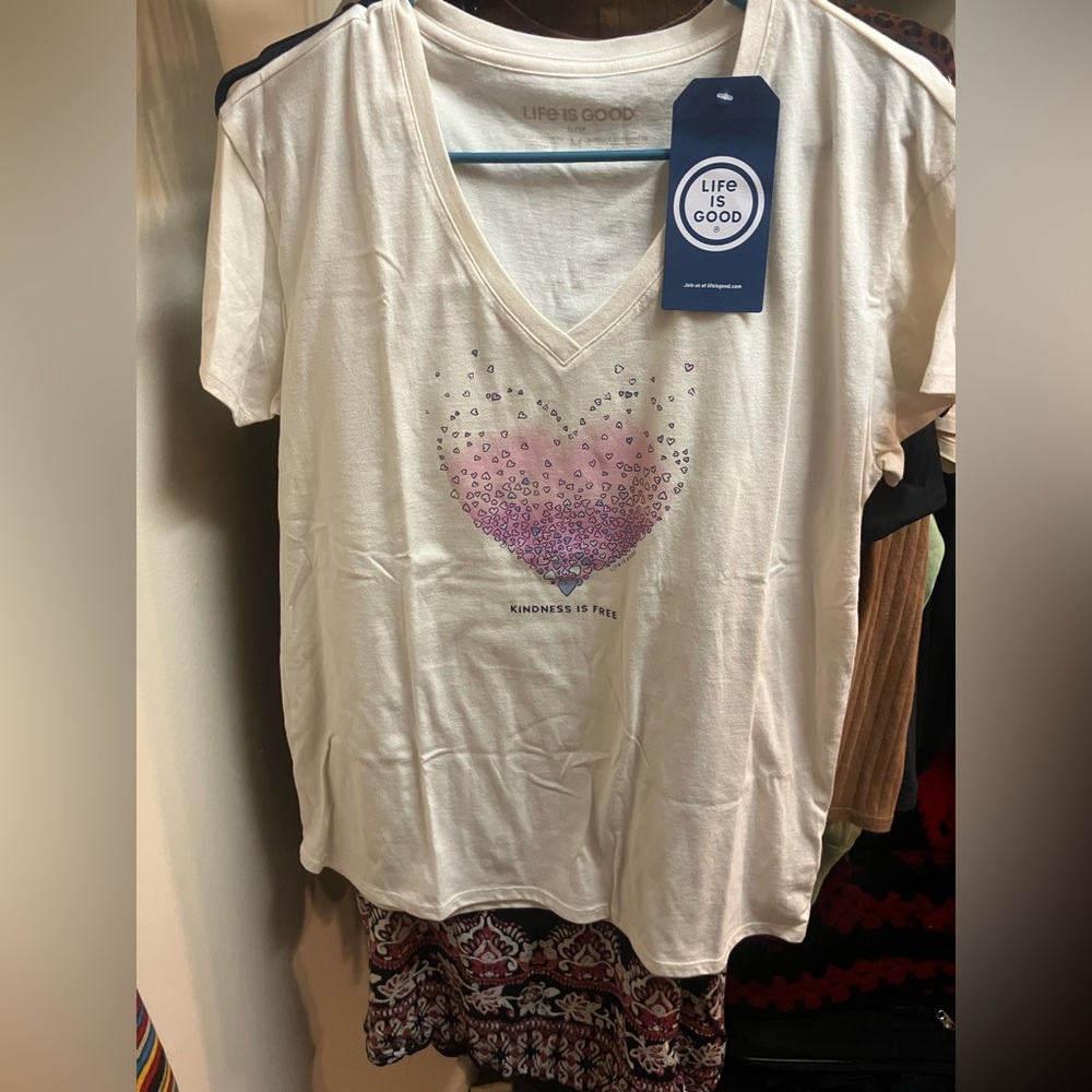 Life Is Good V-Neck top